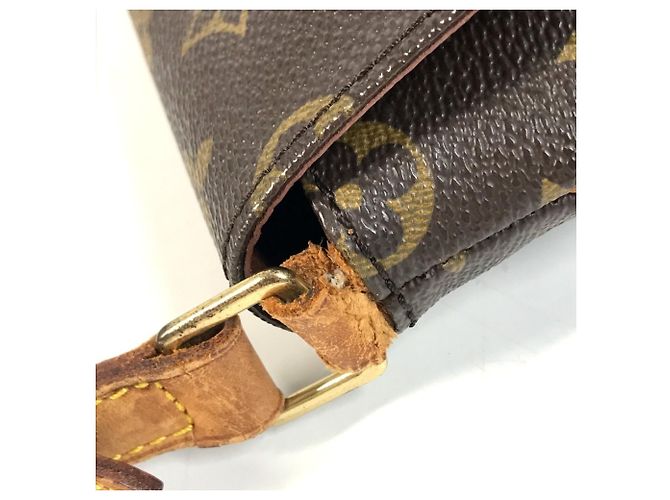 Borsa a Spalla Louis Vuitton Monogram Musette Tango Marrone - vista 9