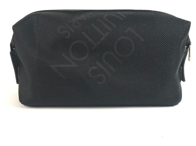 Pochette borsa Louis Vuitton Damier Geant Nero - vista 2