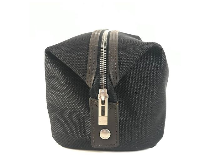 Pochette borsa Louis Vuitton Damier Geant Nero - vista 4
