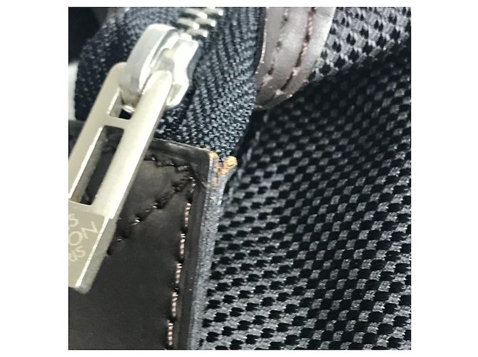 Pochette borsa Louis Vuitton Damier Geant Nero - vista 7