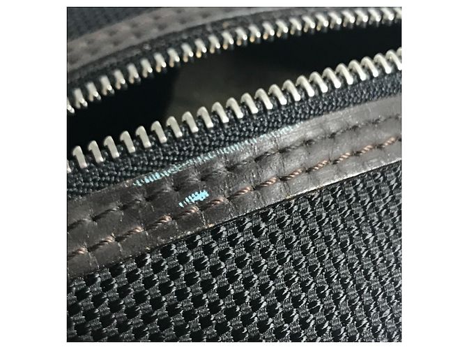 Pochette borsa Louis Vuitton Damier Geant Nero - vista 8