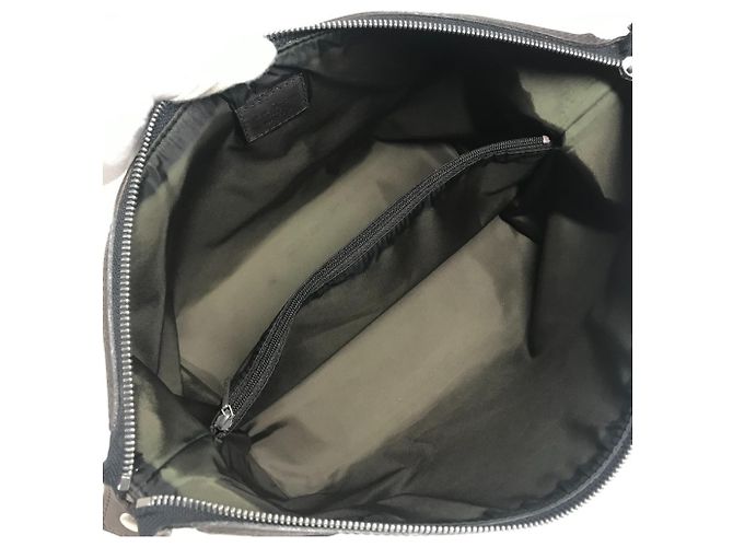 Pochette borsa Louis Vuitton Damier Geant Nero - vista 9