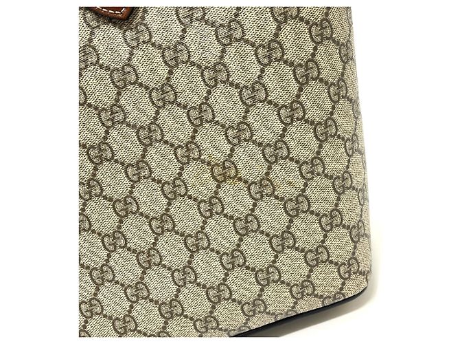 Borsa Tote Gucci GG Canvas Beige - vista 11