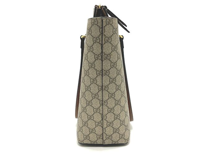 Borsa Tote Gucci GG Canvas Beige - vista 4