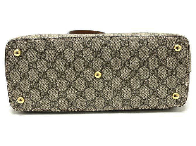 Borsa Tote Gucci GG Canvas Beige - vista 6
