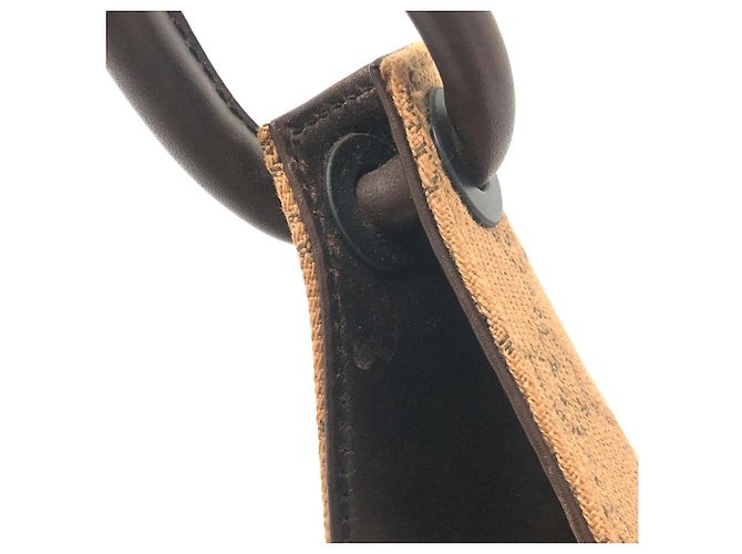 Borsa a mano Gucci in tela beige - vista 11