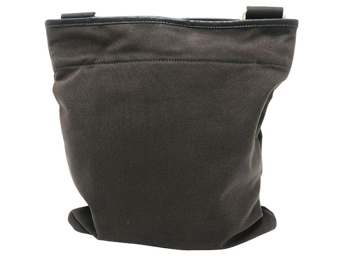 Prada VA0655 Logo Jacquard Crossbody Pouch Braun - Ansicht 3