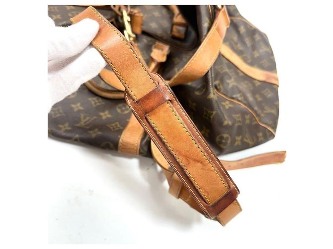 Louis Vuitton Keepall 55 Borsa da Viaggio Monogram Marrone - vista 10