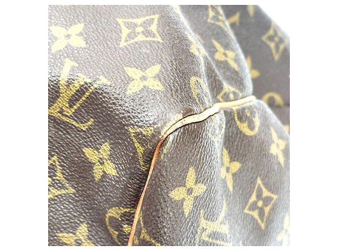 Louis Vuitton Keepall 55 Borsa da Viaggio Monogram Marrone - vista 13