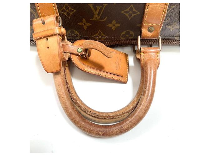 Louis Vuitton Keepall 55 Borsa da Viaggio Monogram Marrone - vista 4