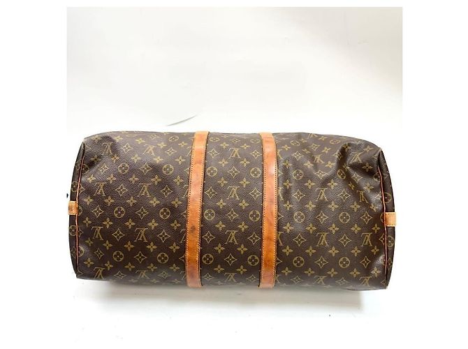 Louis Vuitton Keepall 55 Borsa da Viaggio Monogram Marrone - vista 5
