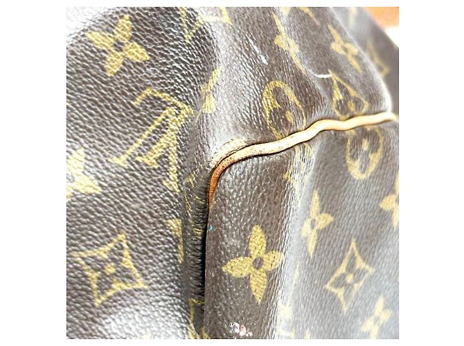 Louis Vuitton Keepall 55 Borsa da Viaggio Monogram Marrone - vista 6