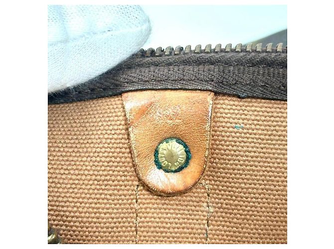 Louis Vuitton Keepall 55 Borsa da Viaggio Monogram Marrone - vista 9