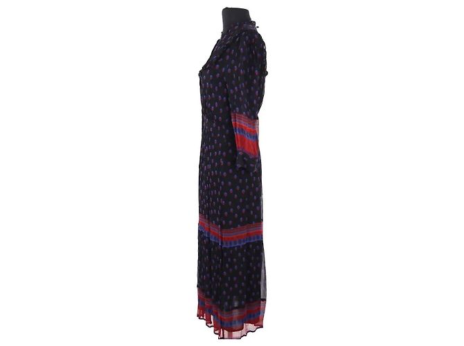 Vestido de viscosa negro Ba&Sh - vista 3