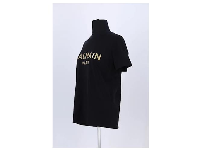 Camiseta Balmain de algodón negra Negro - vista 2