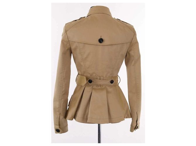 Gabardina Burberry beige de algodón - vista 4