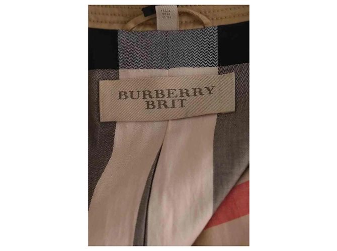 Gabardina Burberry beige de algodón - vista 5