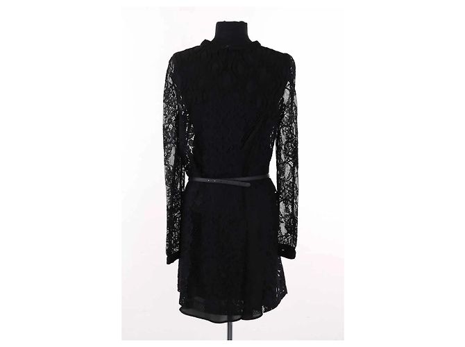 Schwarzes Kleid von Maje Größe L - Ansicht 4