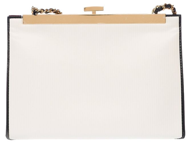 Borsa CHANEL in Pelle Bianca - 103786 Bianco - vista 4