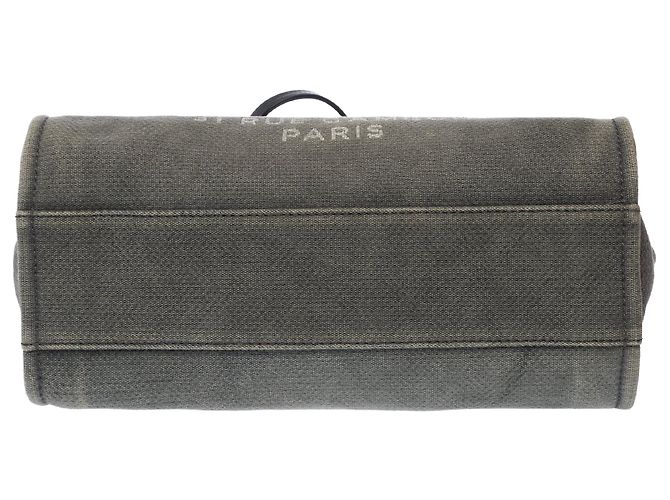 Borsa CHANEL Deauville in Denim Grigio - 103773 - vista 10