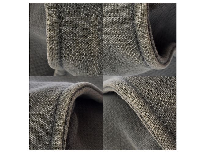 Borsa CHANEL Deauville in Denim Grigio - 103773 - vista 11