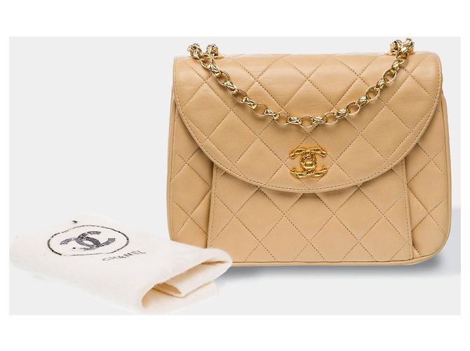 Borsa CHANEL in Pelle Beige - 103772 - vista 2