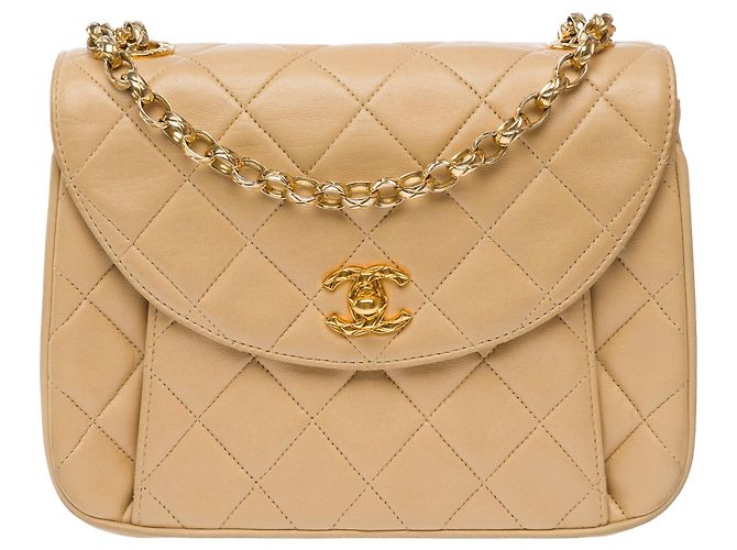 Borsa CHANEL in Pelle Beige - 103772 - vista 3
