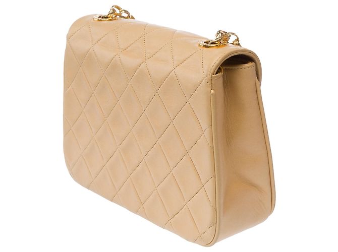 Borsa CHANEL in Pelle Beige - 103772 - vista 6