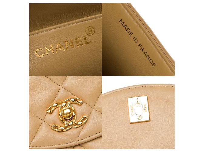 Borsa CHANEL in Pelle Beige - 103772 - vista 7