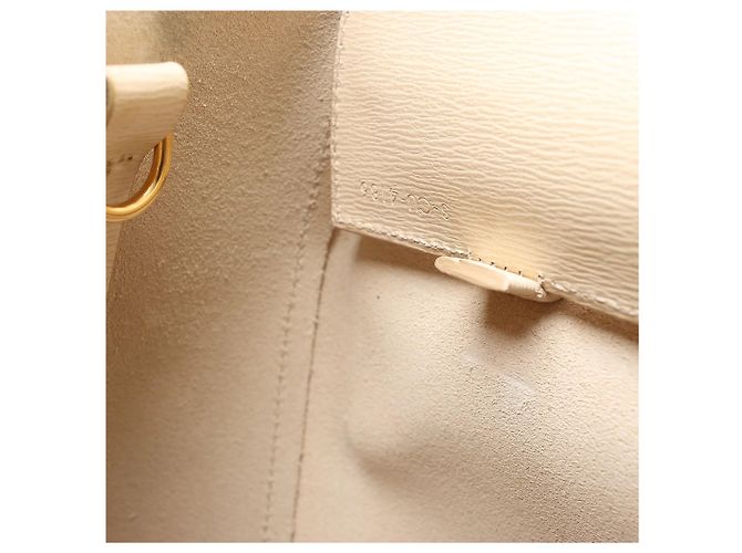 Céline Borsa CELINE Cabas Vertical Small in pelle beige - vista 13
