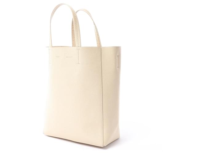 Céline Borsa CELINE Cabas Vertical Small in pelle beige - vista 2