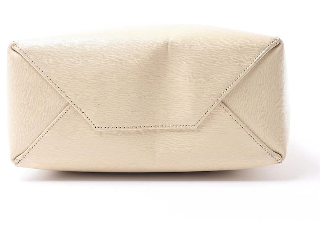 Céline Borsa CELINE Cabas Vertical Small in pelle beige - vista 8