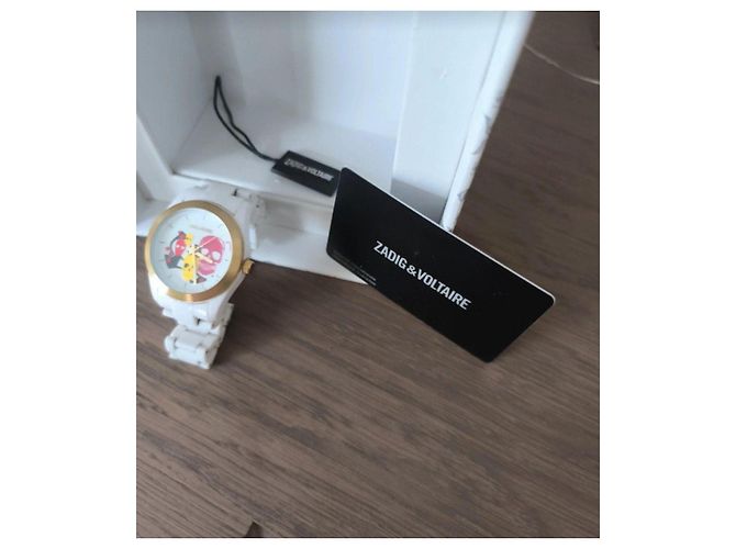 Orologio Zadig & Voltaire in ceramica bianca con teschi Bianco D'oro - vista 2