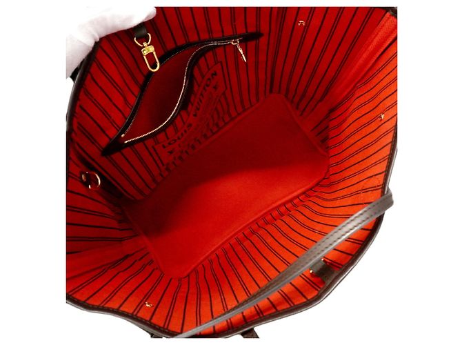 Borsa Tote Louis Vuitton Damier Neverfull MM Damier ebene - vista 4