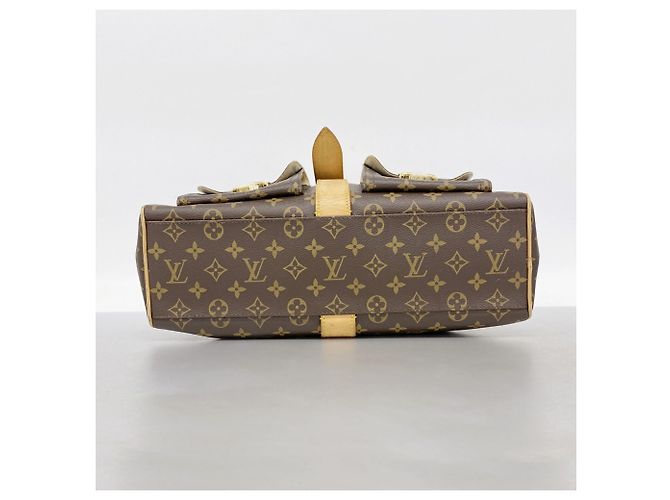 Borsa Louis Vuitton Monogram Manhattan GM Marrone - vista 3