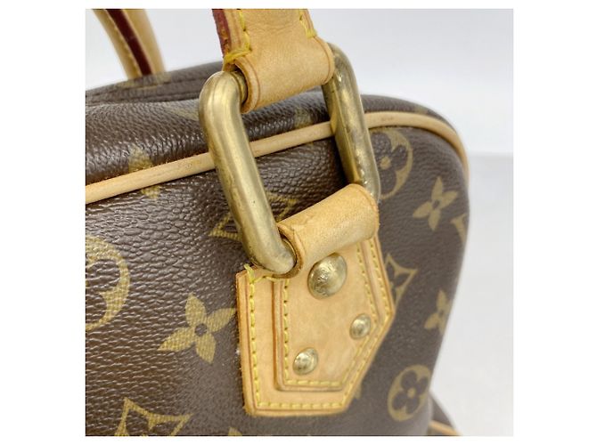 Borsa Louis Vuitton Monogram Manhattan GM Marrone - vista 7