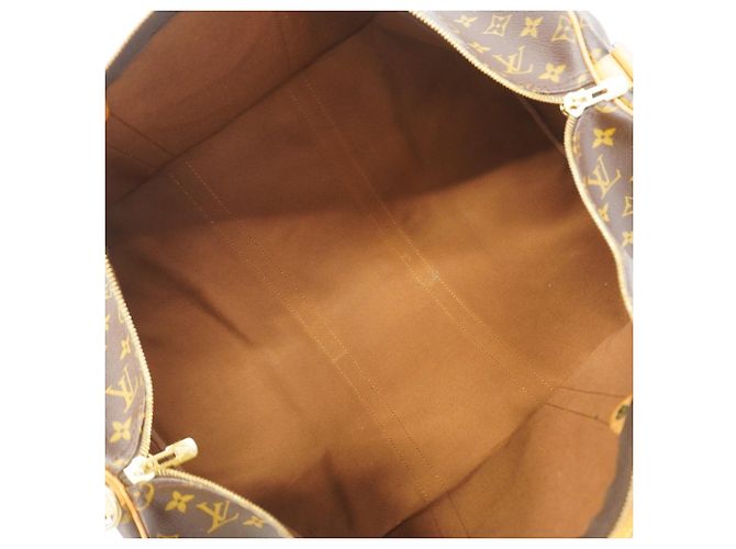 Louis Vuitton Boston Monogram Keepall Bandoulière 55 Marrom - vista 4