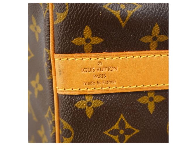 Louis Vuitton Boston Monogram Keepall Bandoulière 55 Marrom - vista 5