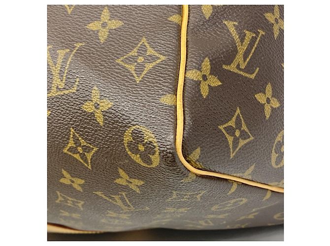 Borsa Louis Vuitton Boston Monogram Keepall 50 Marrone - vista 6