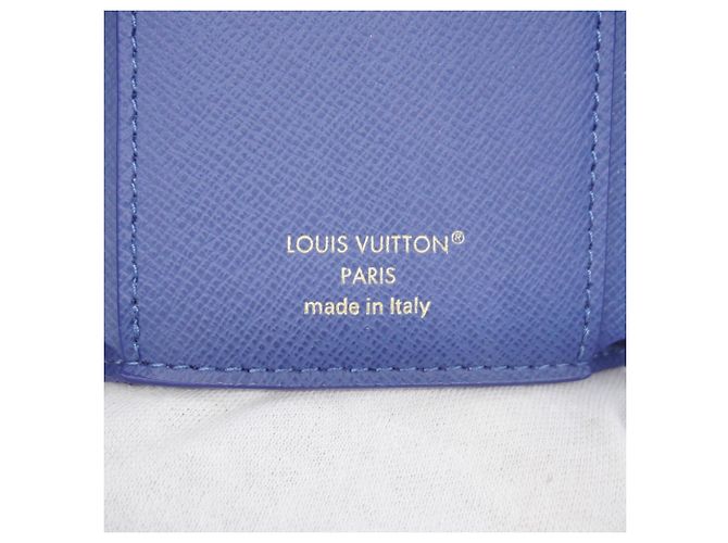 Louis Vuitton Tri-fold Wallet in Blue Denim Blau - Ansicht 4