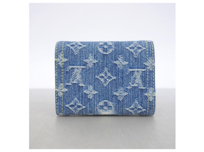 Louis Vuitton Tri-fold Wallet in Blue Denim Blau - Ansicht 7