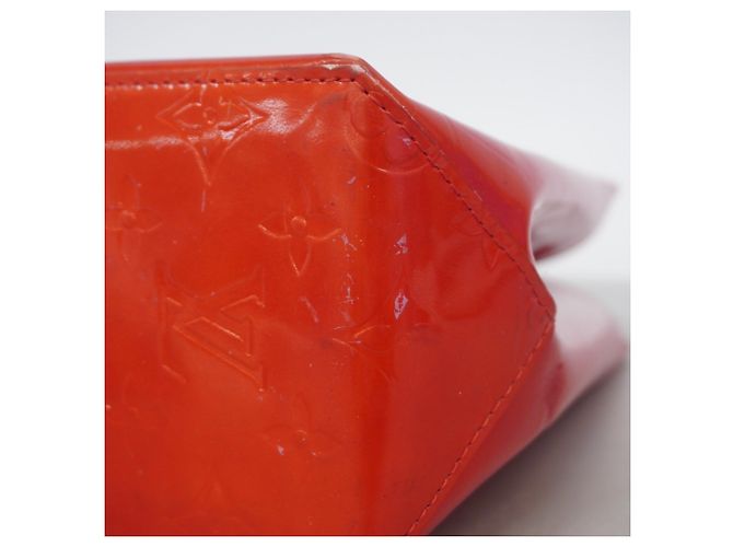 Borsa Louis Vuitton Vernis Lead PM Rosso - vista 8