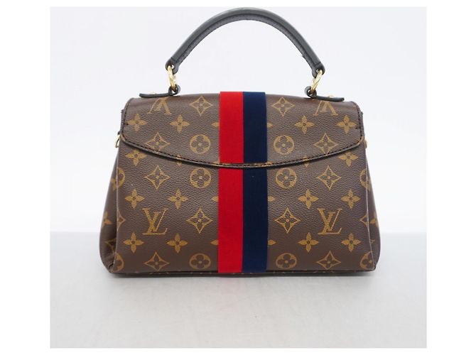 Borsa Louis Vuitton Monogram Georges BB Marrone - vista 11