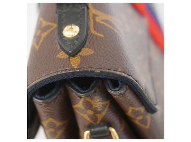 Borsa Louis Vuitton Monogram Georges BB Marrone - vista 7