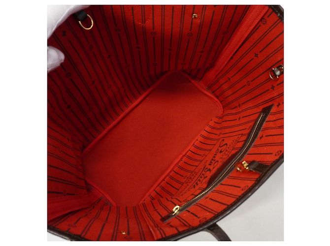 Borsa Tote Louis Vuitton Damier Neverfull MM Damier ebene - vista 4