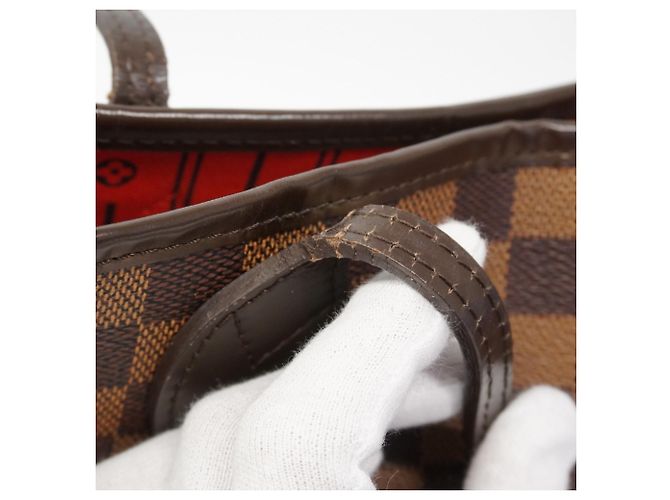 Borsa Tote Louis Vuitton Damier Neverfull MM Damier ebene - vista 7
