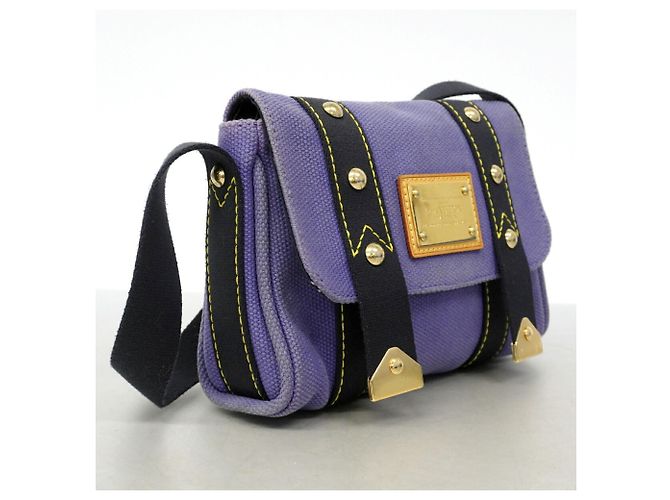 Borsa a Spalla Louis Vuitton Antigua Sac Lava Blu - vista 2