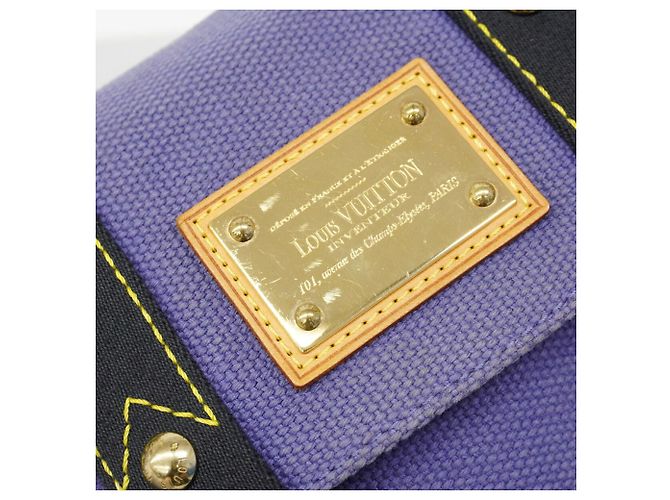 Borsa a Spalla Louis Vuitton Antigua Sac Lava Blu - vista 9