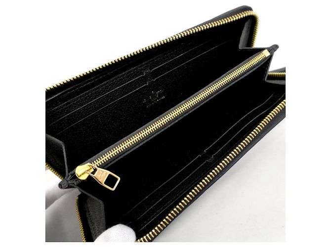 Louis Vuitton Monogram Empreinte Clemence Long Wallet Schwarz - Ansicht 4