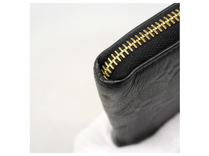 Louis Vuitton Monogram Empreinte Clemence Long Wallet Schwarz - Ansicht 6